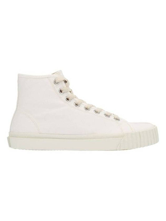 Tabi Cotton High Top Sneakers White - MAISON MARGIELA - BALAAN 1