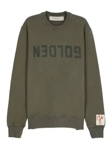 Archibald Sweatshirt Dusty Olive T Shirt - GOLDEN GOOSE - BALAAN 1