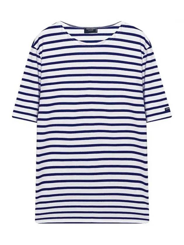 Levant Modern Striped Short Sleeve T-Shirt Marine - SAINT JAMES - BALAAN 2