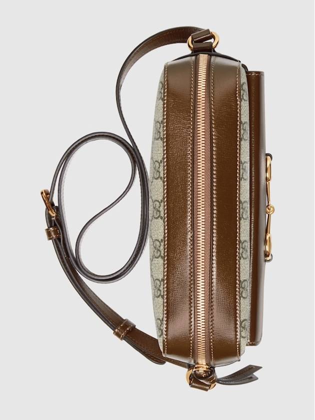 Horsebit 1955 Small Cross Bag Beige Brown - GUCCI - BALAAN 4