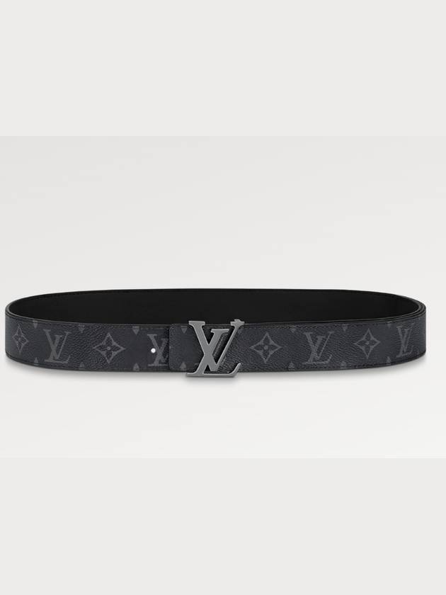 LV Initiales 35MM Reversible Leather Belt Black - LOUIS VUITTON - BALAAN 3