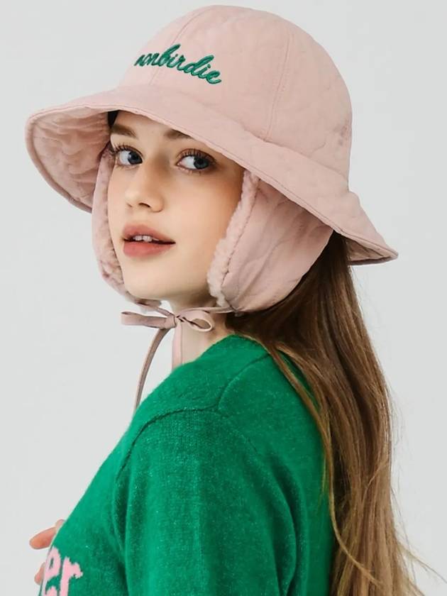 Earmuffs Padded Bucket Hat PINK - MONBIRDIE GOLF - BALAAN 5