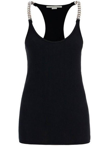 "tank top with chains on - STELLA MCCARTNEY - BALAAN 1