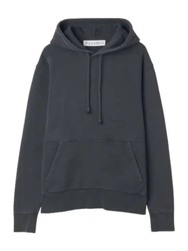 Anchor logo hood washed gray - JW ANDERSON - BALAAN 1