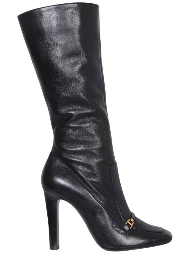 Women's Camden Heel Long Boots Black - SAINT LAURENT - BALAAN 2