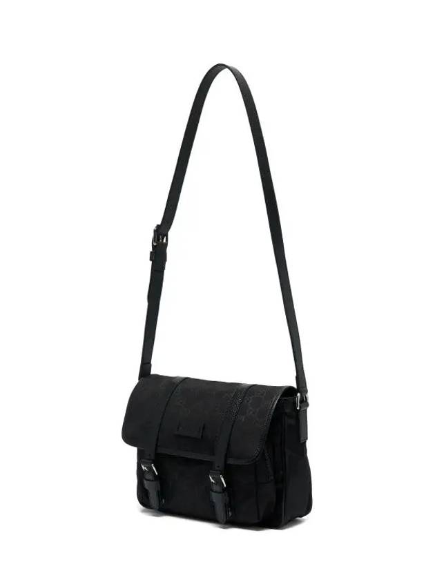 GG Microsima Nylon Messenger Bag Black - GUCCI - BALAAN 5