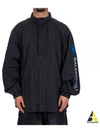 Logo Nylon Windbreaker Black - BALENCIAGA - BALAAN 2