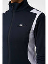 Women's Mae Zip Mid Layer Track Jacket Navy - J.LINDEBERG - BALAAN 5