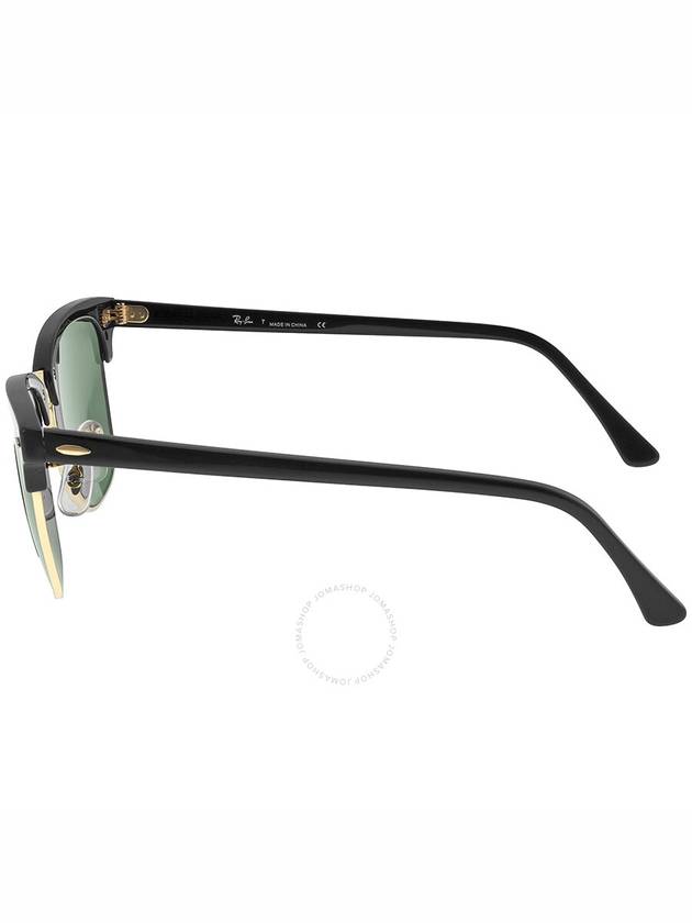 Eyewear Clubmaster Gold Metal Sunglasses Black Green - RAY-BAN - BALAAN 4