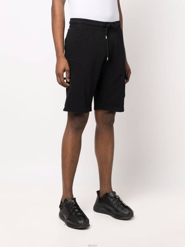 Men's Lens Patch Cargo Shorts Black - CP COMPANY - BALAAN 5