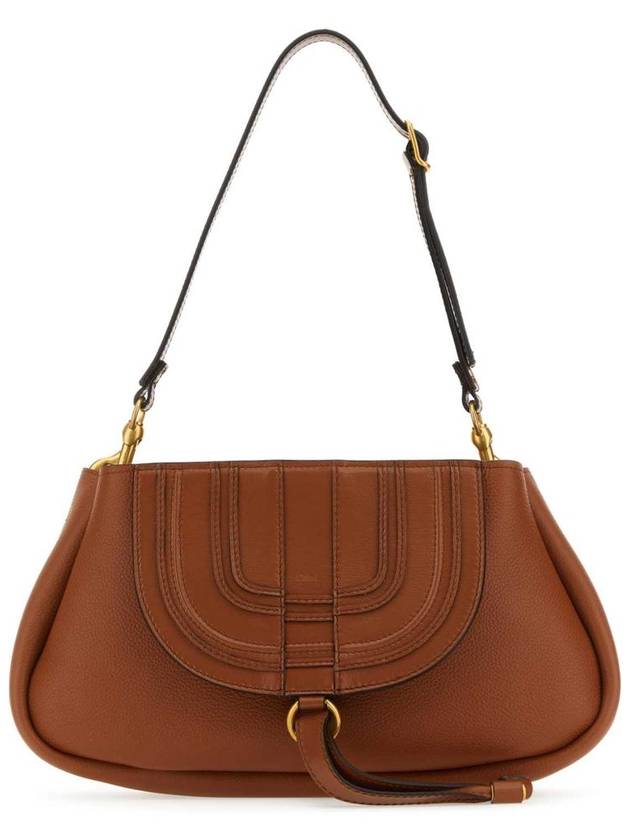 Marcie Leather Shoulder Bag Brown - CHLOE - BALAAN 2