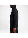 01724786010JordanFleece Hooded Zip JacketBlack - NIKE - BALAAN 3