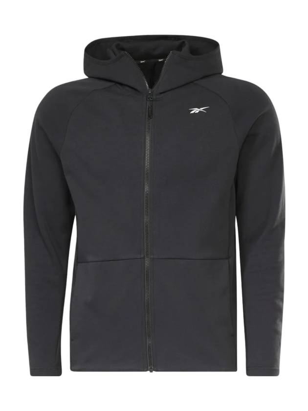 DMX Interlock Zip-Up Hoodie Black - REEBOK - BALAAN 1