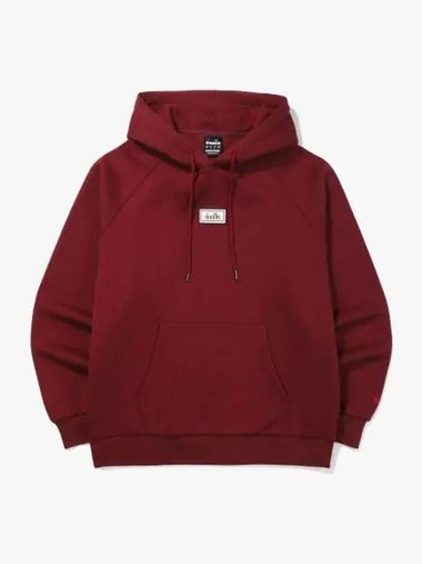 Diadora comfy brushed hooded sweatshirt WINE - DIADORA - BALAAN 1