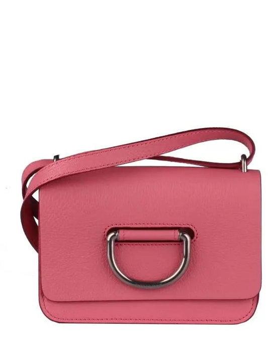 leather D-ring mini cross bag pink - BURBERRY - BALAAN.