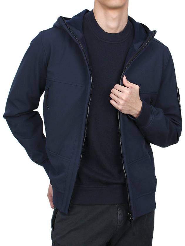 Technology Recycled Polyester Hooded Jacket Navy - STONE ISLAND - BALAAN 4