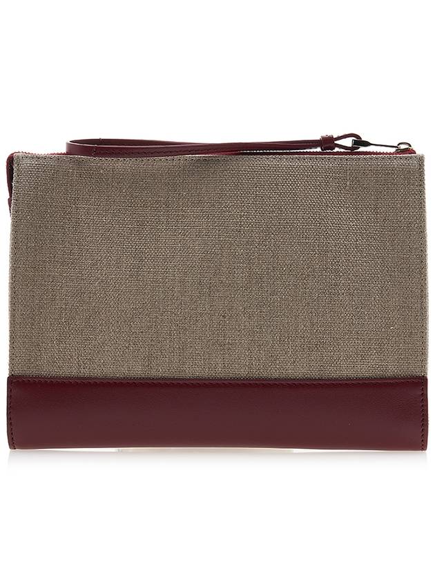 Sense Zipper Clutch Bag Beige Red - CHLOE - BALAAN 4