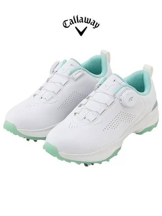 Pro Comfort Spike Golf Shoes White Green - CALLAWAY GOLF - BALAAN 1