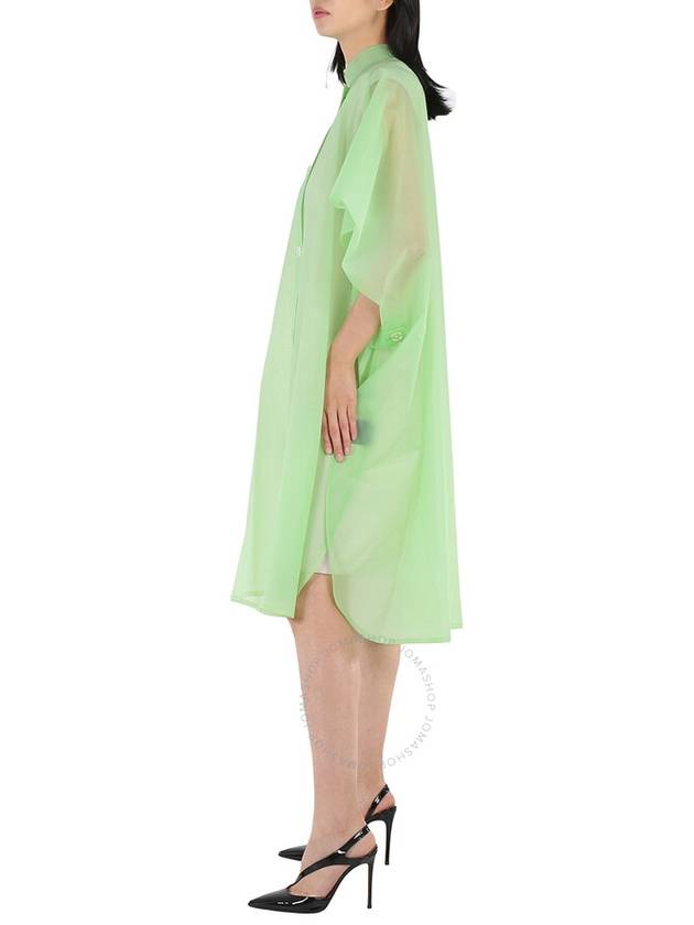 Burberry Ladies Mint Green Soft-touch Plastic Poncho - BURBERRY - BALAAN 3