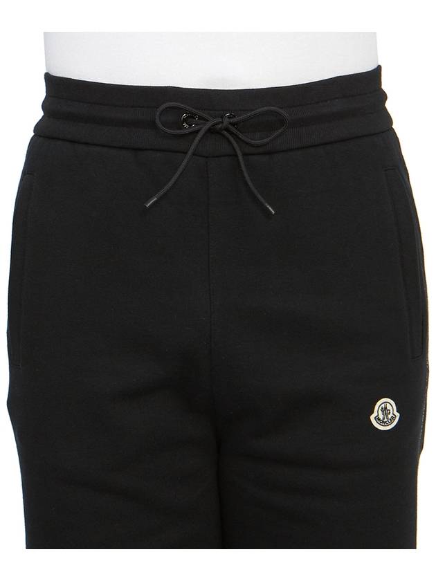 Jersey Bermuda Shorts Black - MONCLER - BALAAN 7