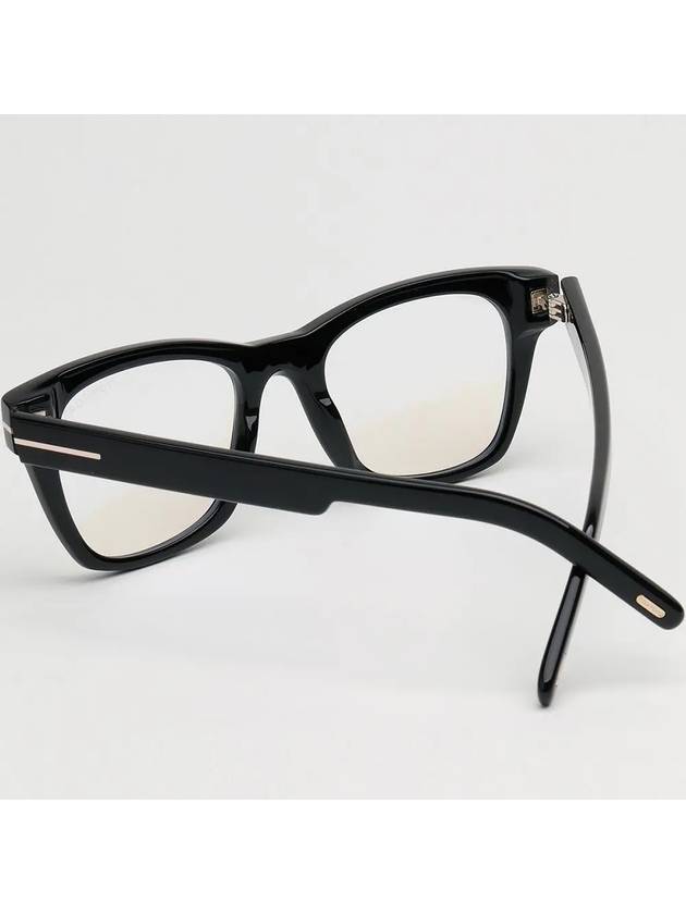 Blue light blocking glasses frame TF5886B 001 square horn rim black - TOM FORD - BALAAN 4