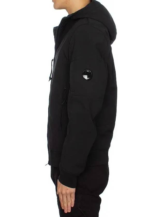 C.P. Shell-R Hooded Jacket Black - CP COMPANY - BALAAN 6