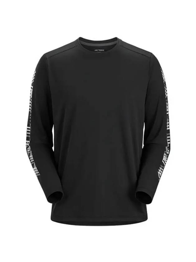 Cormac Logo LS Man ATMFMX5688 BLK CORMAC LOGO M - ARC'TERYX - BALAAN 1