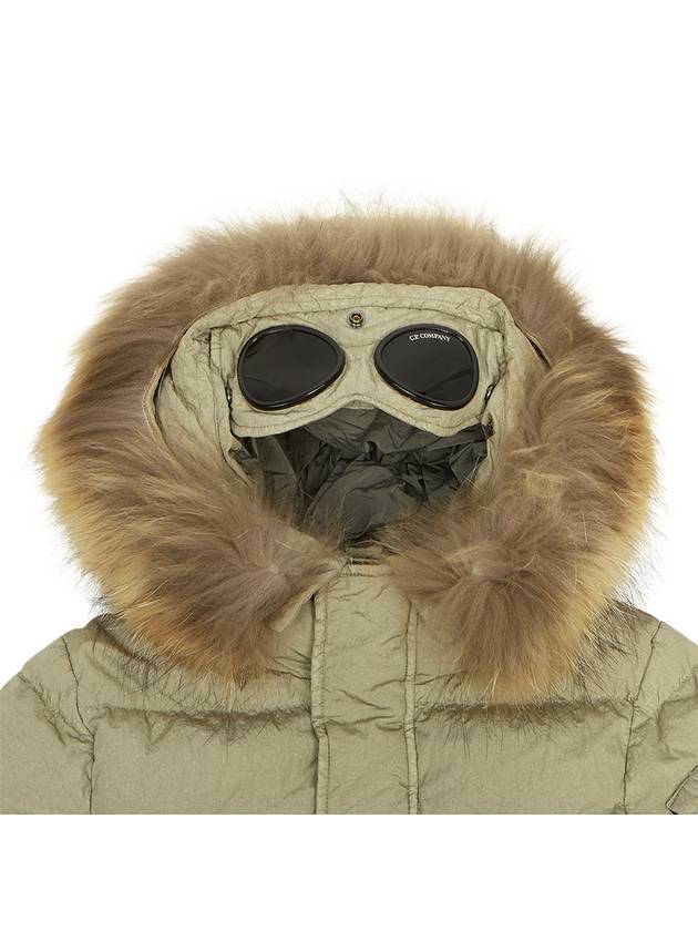 USA McTon Goggle Down Parka Silver Sage 15CKOW013C 005709G 335 Can be worn by adults - CP COMPANY - BALAAN 8