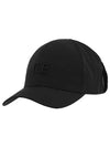 Chrome R Goggle Ball Cap Black - CP COMPANY - BALAAN 3