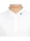 Men's Tour Tech Long Sleeve Polo Shirt White - J.LINDEBERG - BALAAN 7