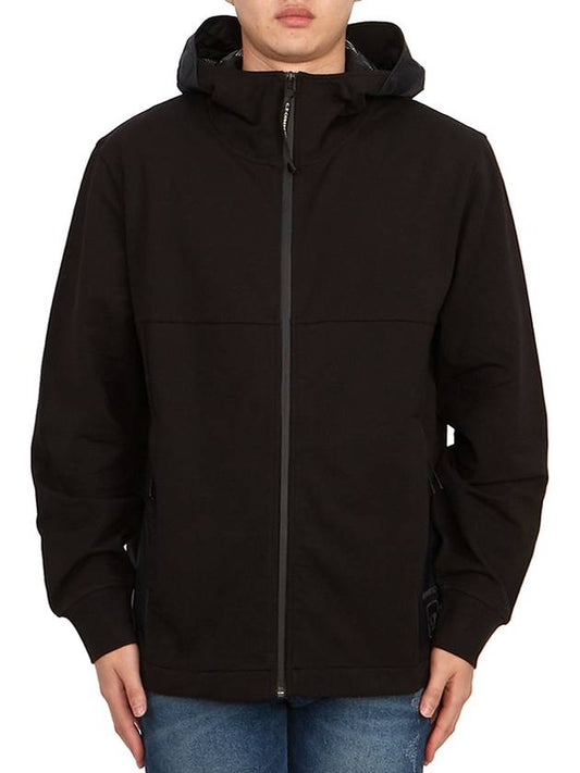 Men's Metropolis Series Hooded Jacket Black - CP COMPANY - BALAAN 2