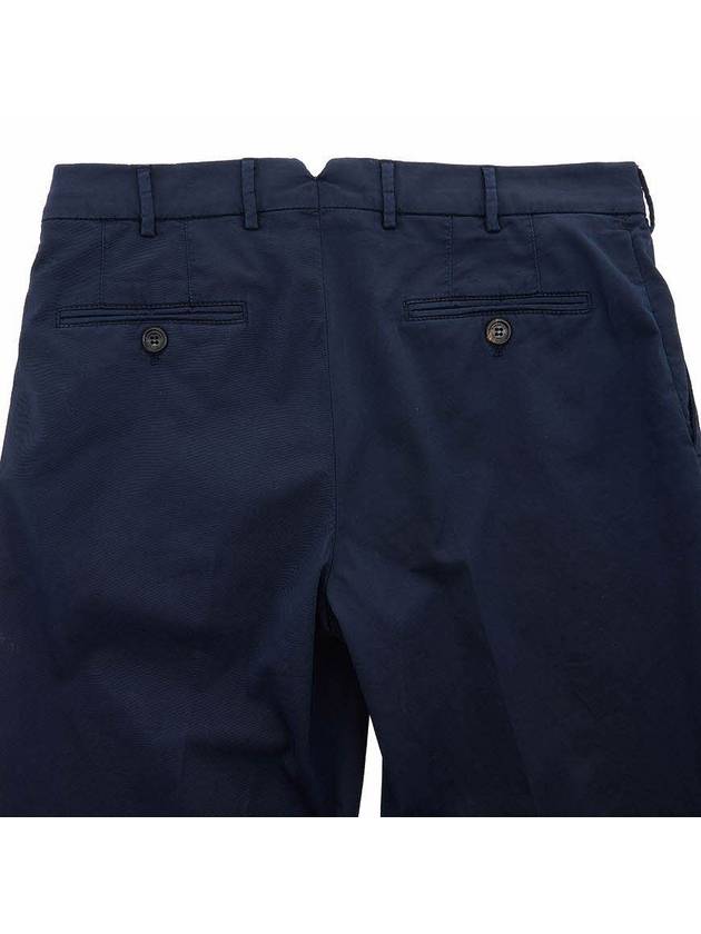 Tapered Chino Cotton Straight Pants Navy - BRUNELLO CUCINELLI - BALAAN 7