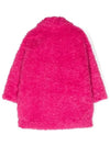 MM6 Margiela Kids Ecofur Teddy Coat Pink - MAISON MARGIELA - BALAAN 3