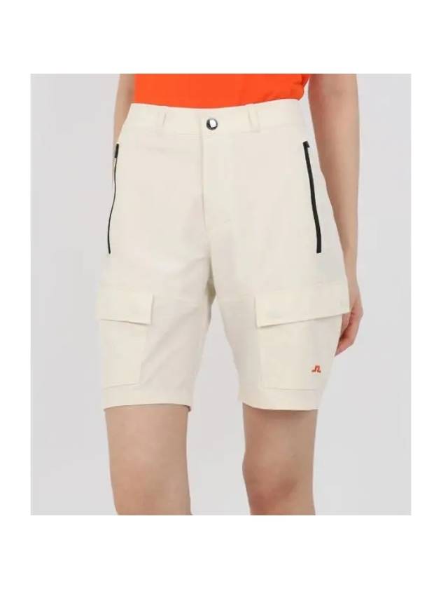 Women's Anya Shorts Ivory - J.LINDEBERG - BALAAN 1