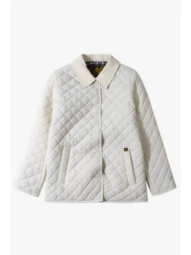 LE MONT ST MICHEL Women Padded Classic Jacket Ivory - LE MONDE BERYL - BALAAN 1