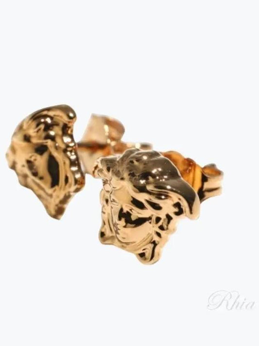 Medusa Head Stud Earrings Gold - VERSACE - BALAAN 2