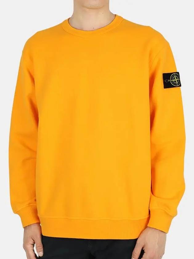 Stone Men s Waffen Patch Round Sweatshirt Orange 771561720 V0030 - BURBERRY - BALAAN 2