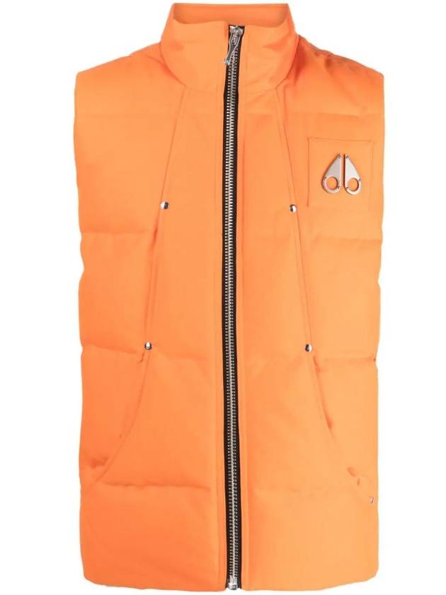 Logo Montreal Padded Vest Orange - MOOSE KNUCKLES - BALAAN 1