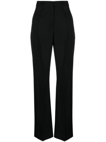 Le Pantalon Sauge High Waisted Pants Black - JACQUEMUS - BALAAN 1