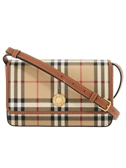 Check Cross Bag Beige - BURBERRY - BALAAN 2