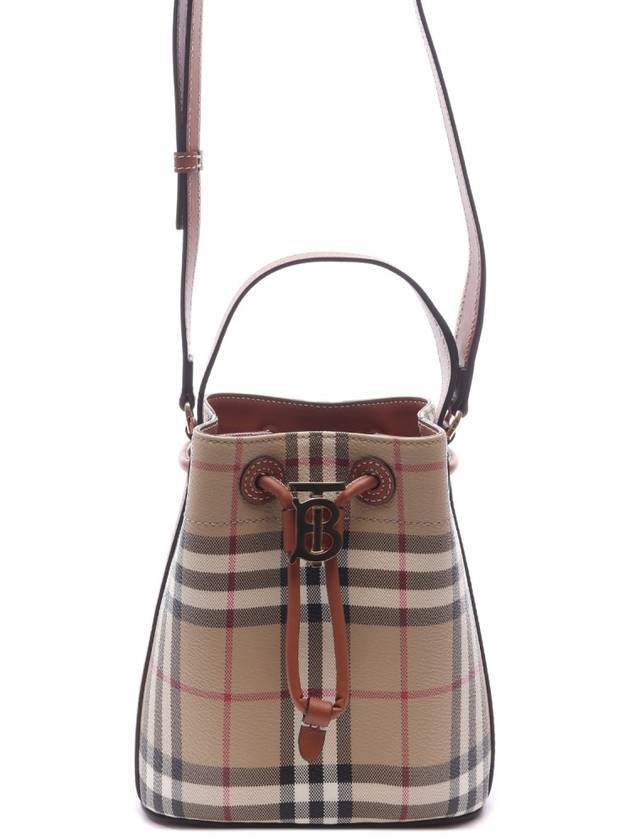 Check Bucket Bag Beige - BURBERRY - BALAAN 2