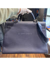 Kelly tote bag crossbody AMAZON navy silver plate size 50 - HERMES - BALAAN 8