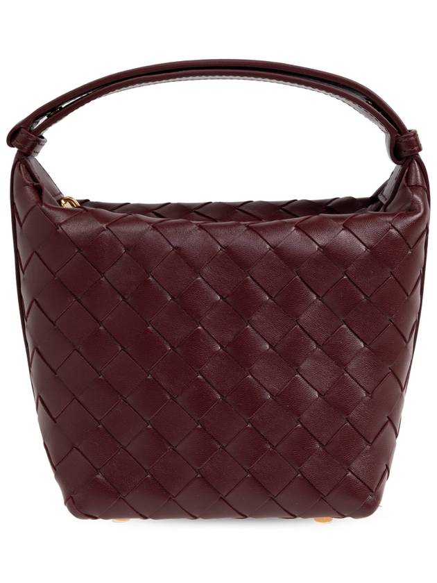 Bottega Veneta Handbag Wallace Micro, Women's, Burgundy - BOTTEGA VENETA - BALAAN 1