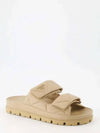 Nappa Leather Slippers Beige - PRADA - BALAAN 2