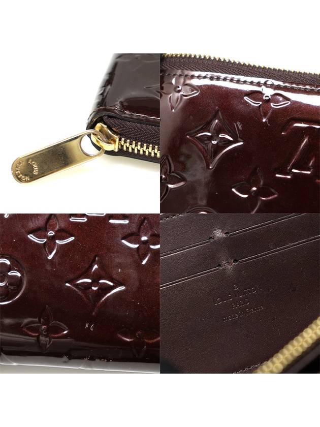 M93522 Monogram Vernis Amarante Zippy Wallet Long - LOUIS VUITTON - BALAAN 7