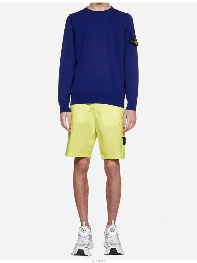 Cargo Bermuda Shorts Neon - STONE ISLAND - BALAAN 5