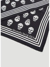 Biker Skull Scarf Black - ALEXANDER MCQUEEN - BALAAN 4