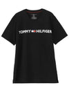 Modern logo crew neck short sleeve t shirt black 09T3928 001 - TOMMY HILFIGER - BALAAN 6