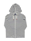 Hood 2288 ECRU MARINE Coleville Striped Women s Hooded Zip Up - SAINT JAMES - BALAAN 2