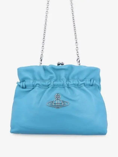 Eva Nappa Leather Bucket Bag Sky Blue - VIVIENNE WESTWOOD - BALAAN 1